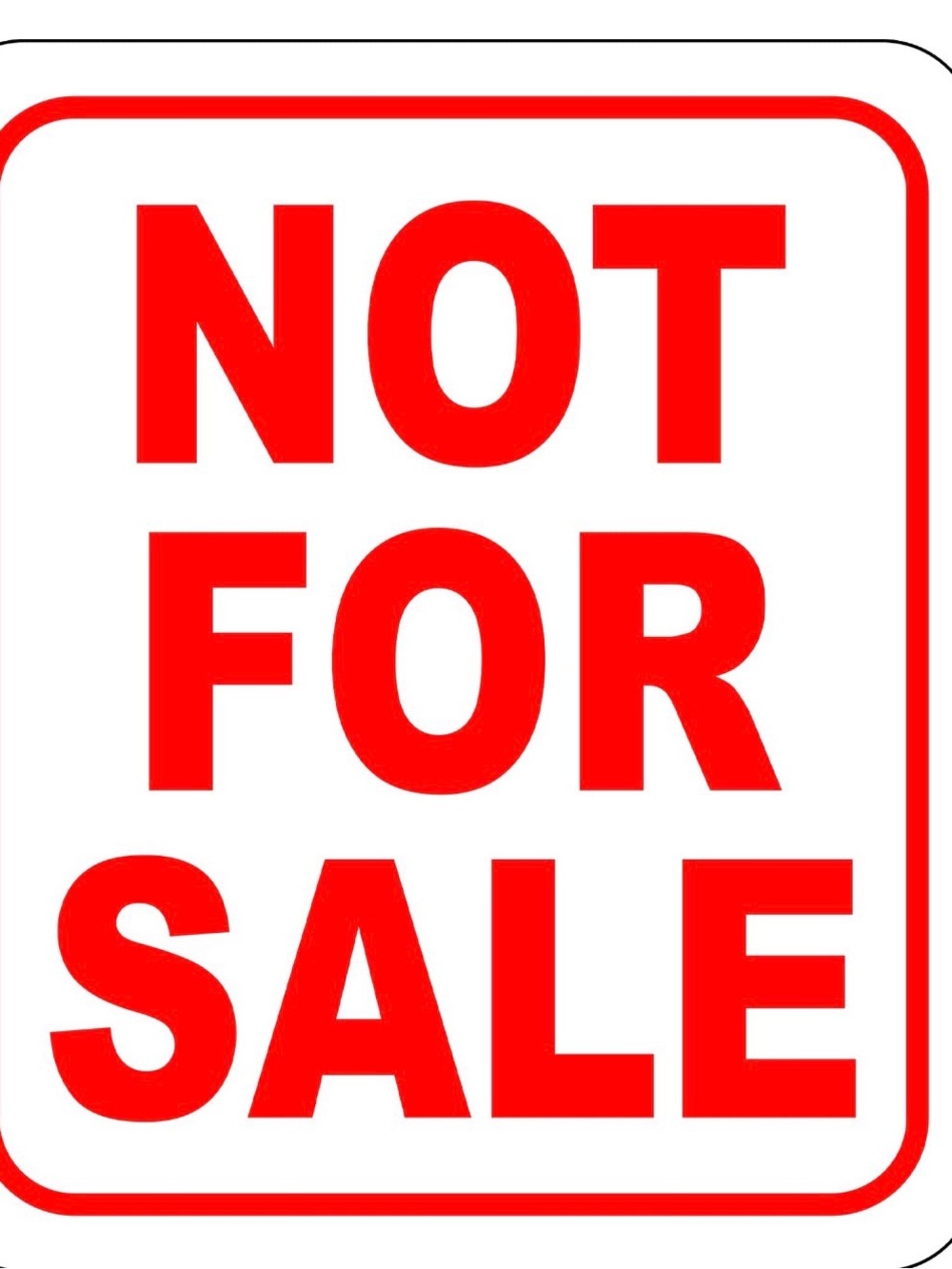 Not for sale
